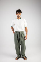 Wide Leg Linen Pants