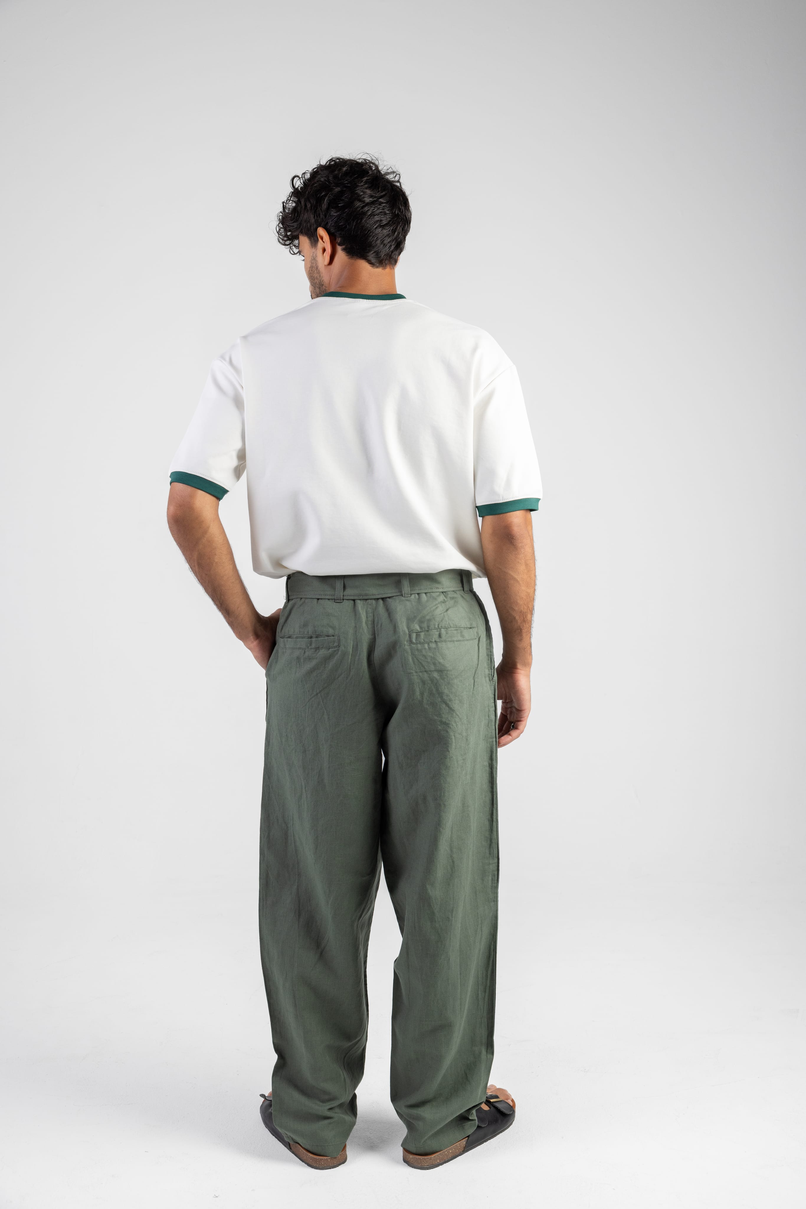 Wide Leg Linen Pants