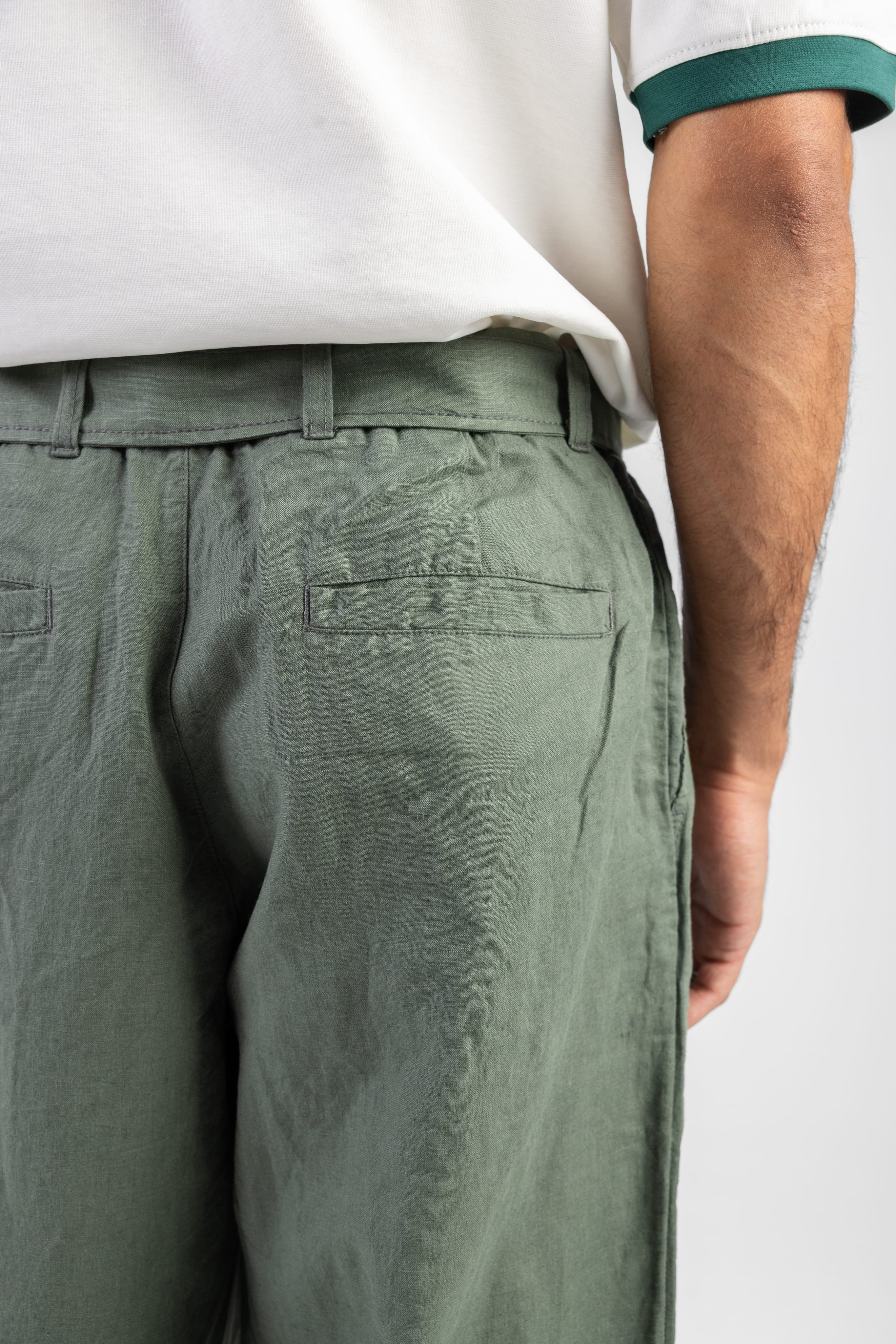 Wide Leg Linen Pants