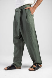 Wide Leg Linen Pants