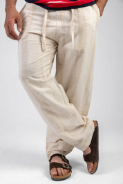Linen Drawstring Pants