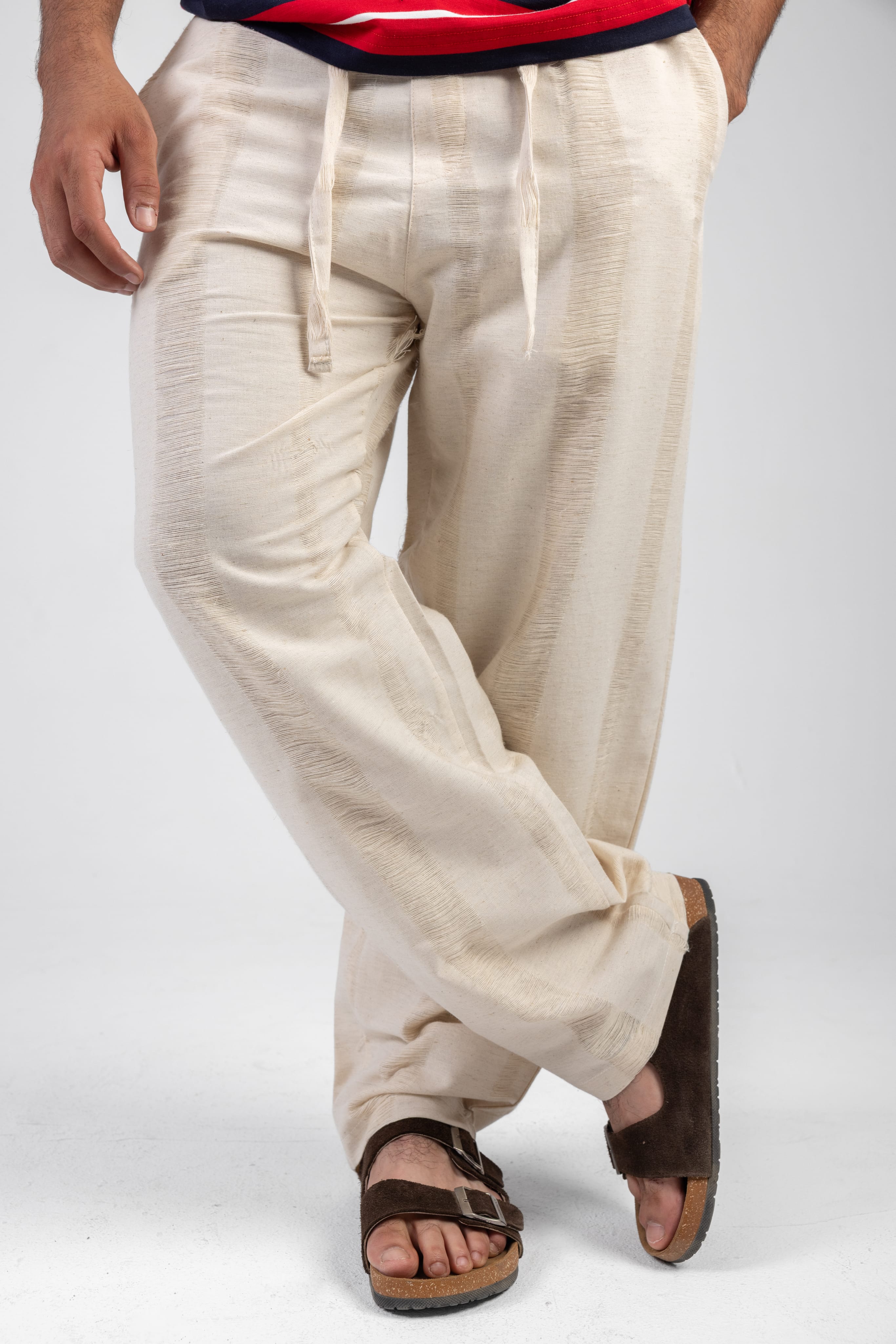 Linen Drawstring Pants