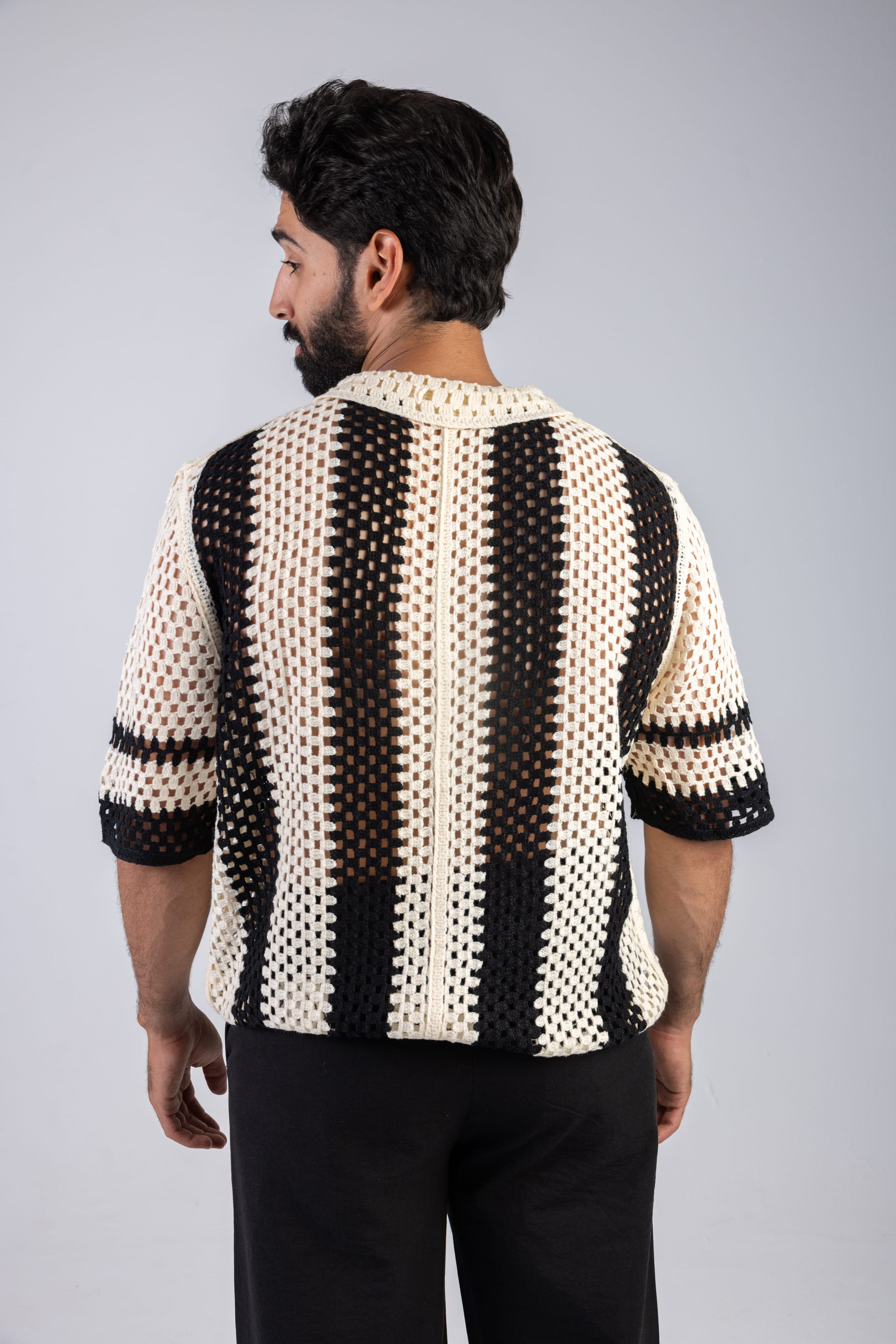 Crochet Knit Shirt