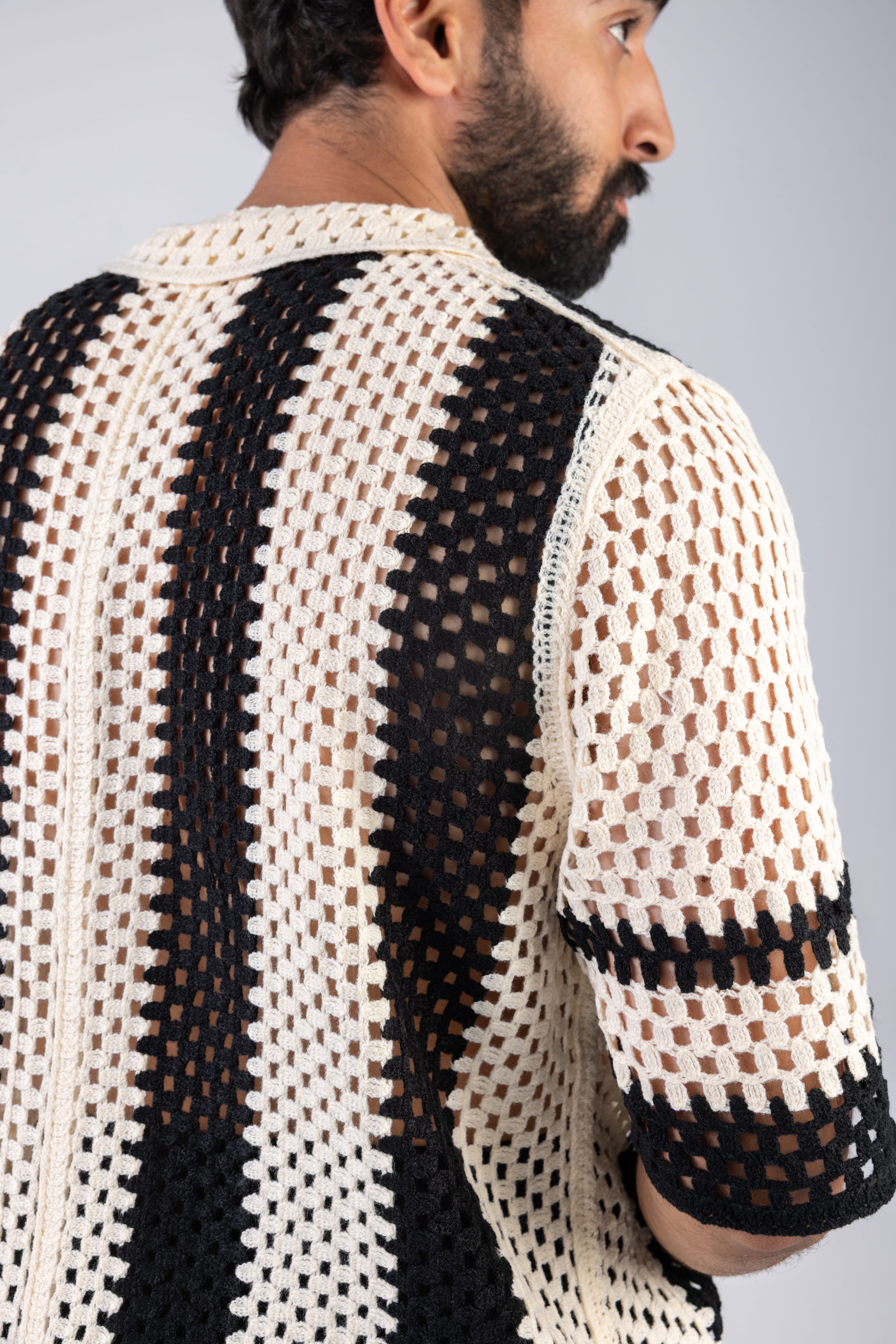 Crochet Knit Shirt