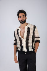 Crochet Knit Shirt