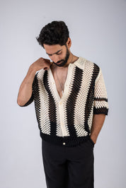 Crochet Knit Shirt