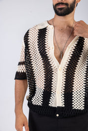 Crochet Knit Shirt
