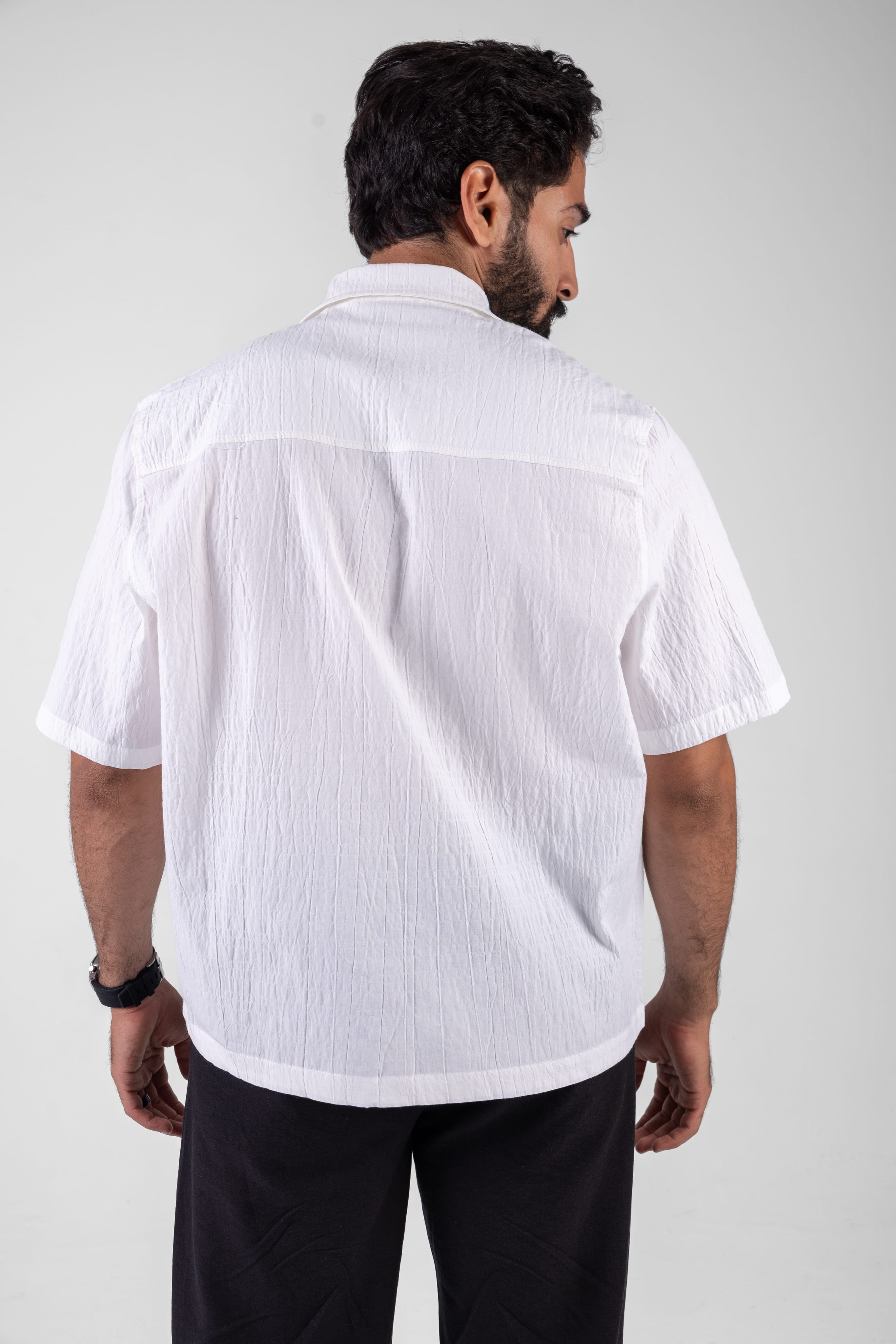 Textured Short Sleeve Shirt