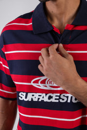 Box Fit Striped Polo Shirt