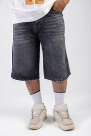 Wide Leg Denim Shorts 2