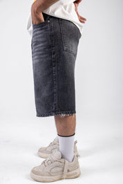 Wide Leg Denim Shorts 2