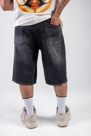 Wide Leg Denim Shorts 2