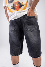 Wide Leg Denim Shorts 2