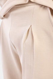 Oversized Polo Set with Wide Leg Pants