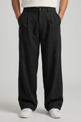 Linen Wide-Leg Pants