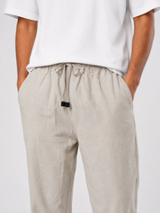 Linen slim fit pants