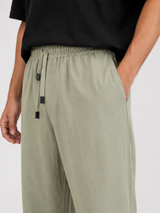 Linen slim fit pants