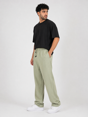 Linen slim fit pants